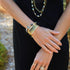 wardrobe with our aquamarine ovals diamond-kissed bangle and more from<br>shop the look > beeing there stack into<br>shop the look > Baja, baby <span class='visuallyhidden'>Call, text 323-404-2959 for shop help.</span>